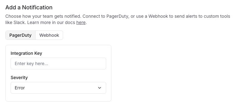 PagerDuty Setup